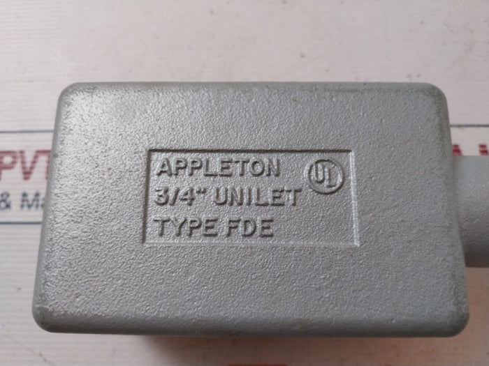 Appleton Unilet FDE 25 Cu.In. Deep Dead End Malleable Iron Device Box