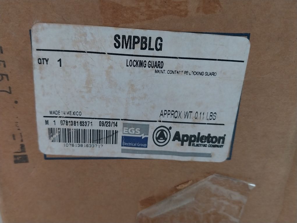 Appleton Smpblg Single Gasketed Replacement Locking Guard