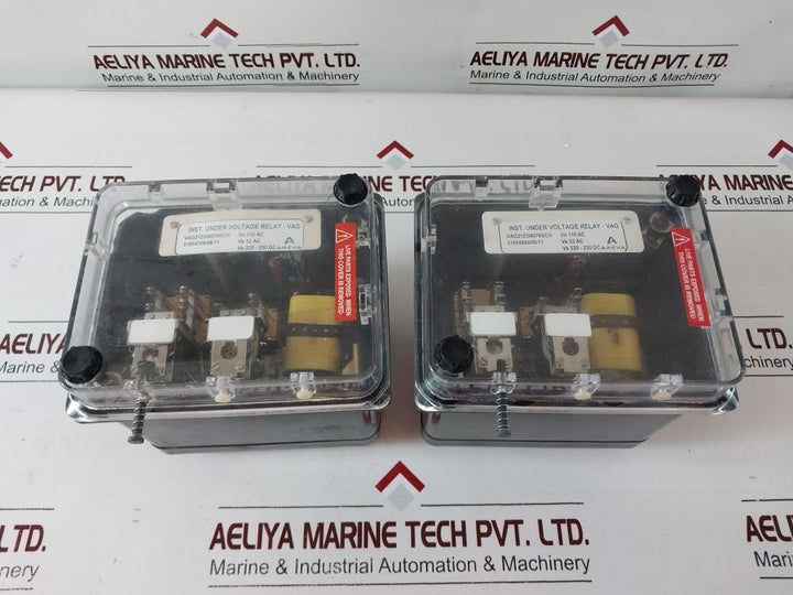Areva Vag21Zg8076Gch Instantaneous Under Voltage Relay 220-230 Dc