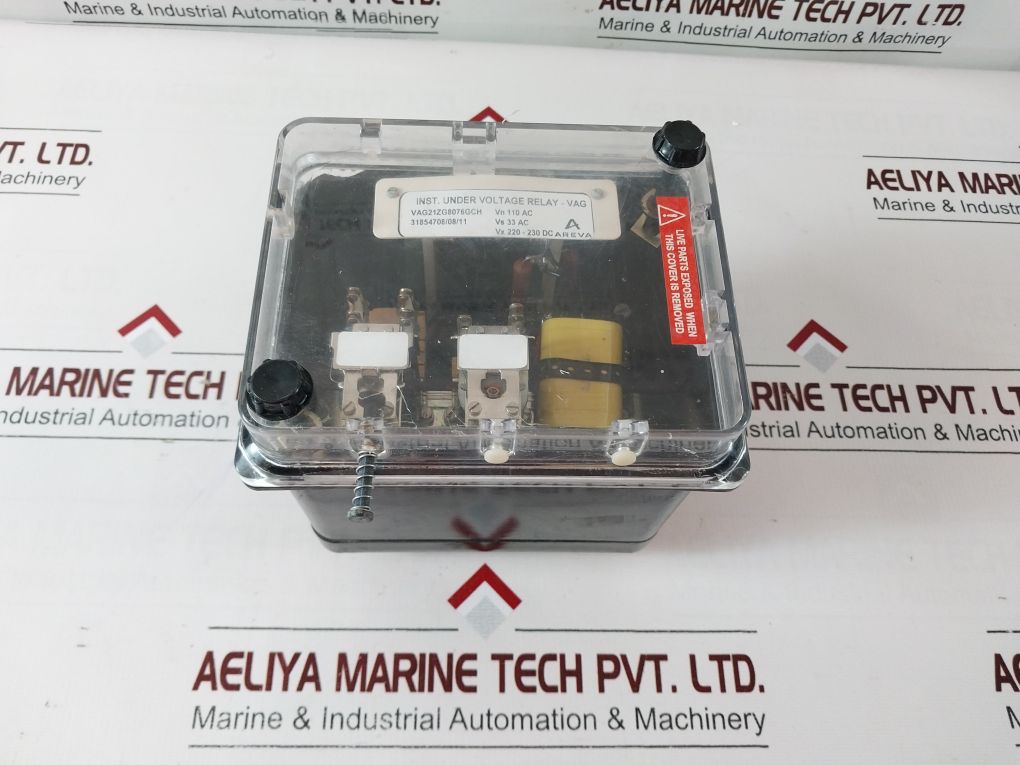 Areva Vag21Zg8076Gch Instantaneous Under Voltage Relay 220-230 Dc