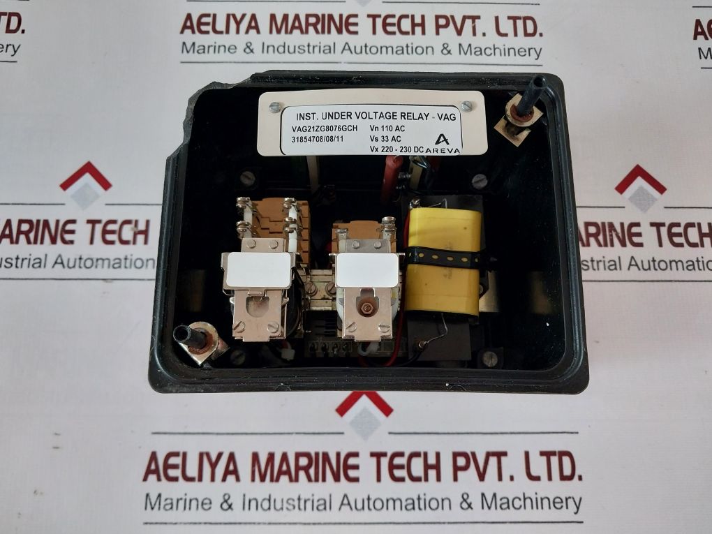 Areva Vag21Zg8076Gch Instantaneous Under Voltage Relay 220-230 Dc