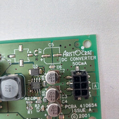 Aristocrat Pcba 410654 Dc Converter Board 500Ma