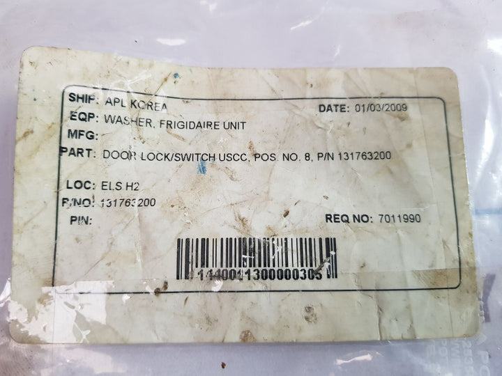 Ark-les 1317632 Washer Door Lock Frigidaire Unit