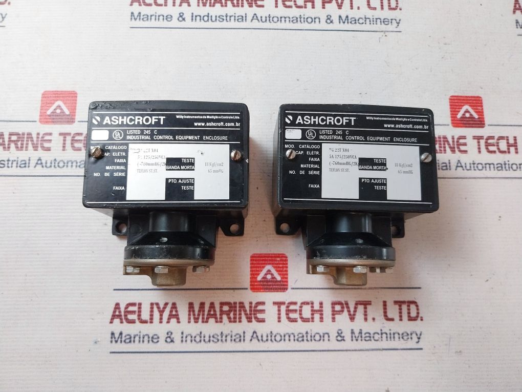 Ashcroft B4 22T X04 Pressure Switch 18 Kgf/Cm2 65Mmhg