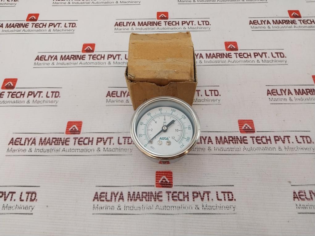 Asco 0-12 Bar Pressure Gauge