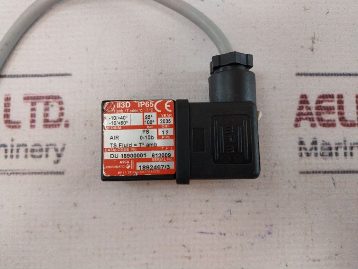 Asco Joucomatic 430 04166 Solenoid Valve Coil 24Vdc