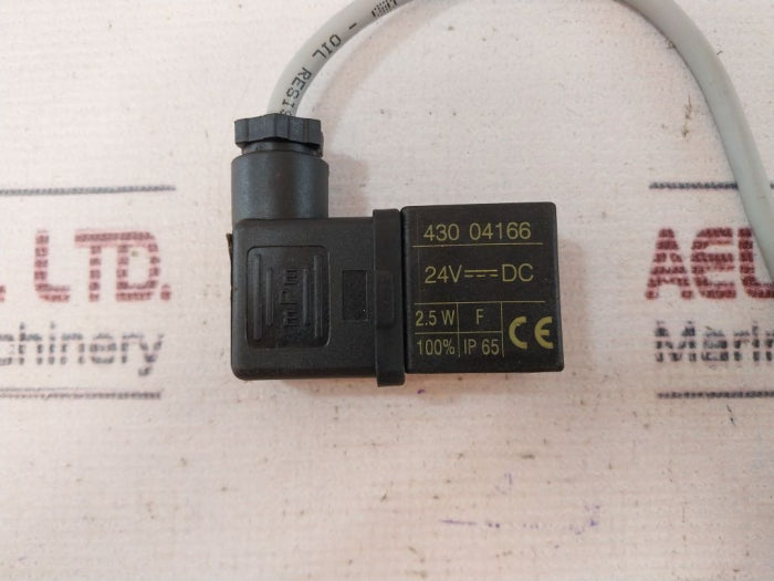 Asco Joucomatic 430 04166 Solenoid Valve Coil 24Vdc