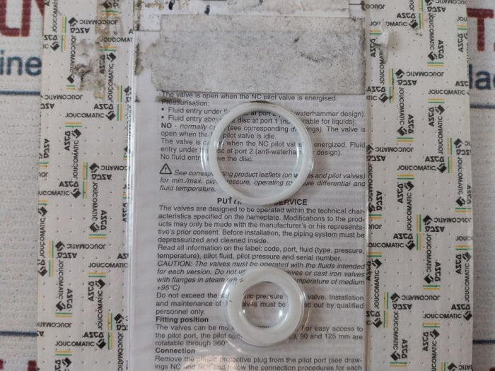 Asco C131205 Joucomatic Valve Rebiuld Kit