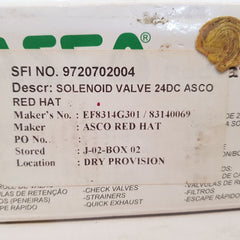 Asco ef8314g301 solenoid valve watts 14