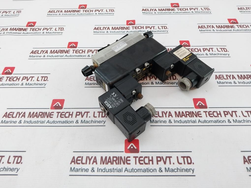 Asco/Joucomatic 346 00 173 Double Solenoid Valve 110V Dc