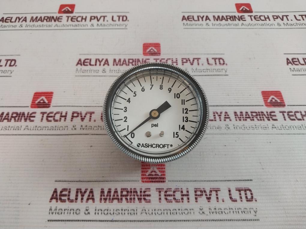Ashcroft 0-15 Psi Pressure Gauge