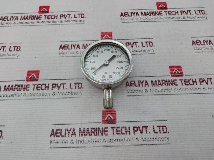 Ashcroft 0-3000 Psi Pressure Gauges 238A460-01 Rev.E