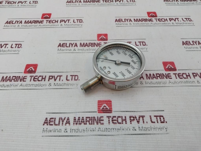 Ashcroft 0-3000 Psi Pressure Gauges 238A460-01 Rev.E