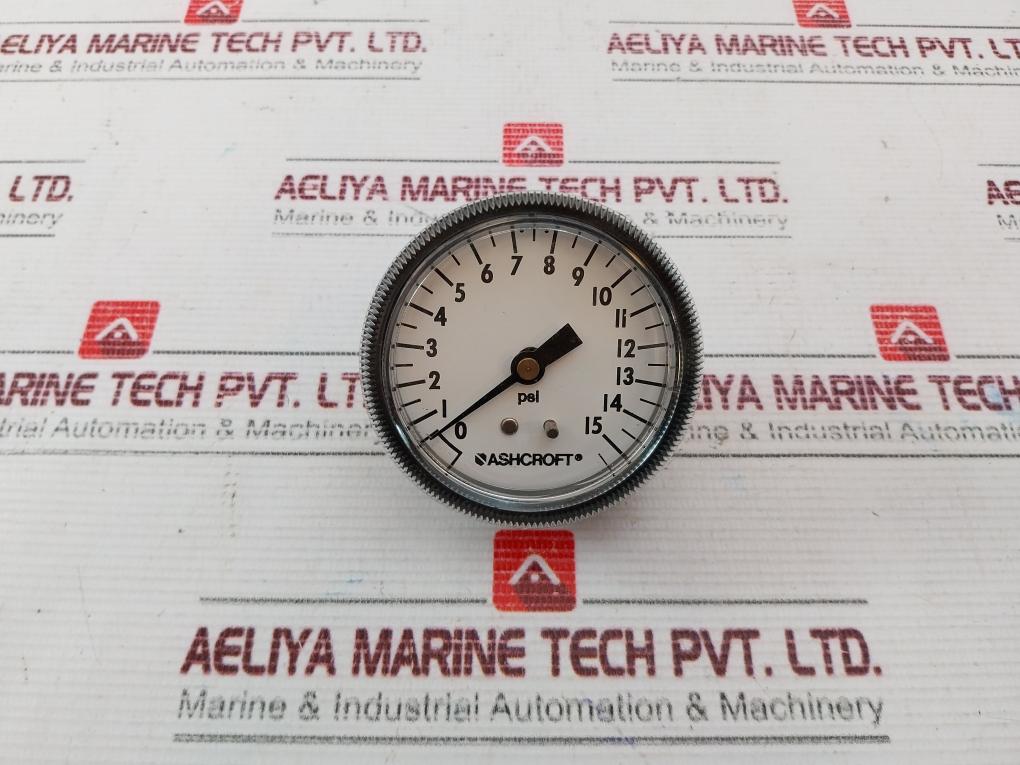 Ashcroft 25W1001Th 02B Xuc 15 Panel Mount Pressure Gauge