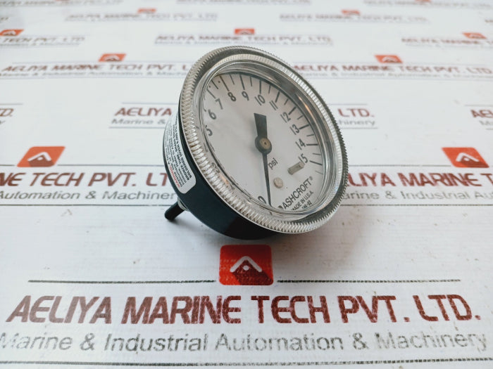 Ashcroft 586-02 Pressure Gauge 0-15 Psi