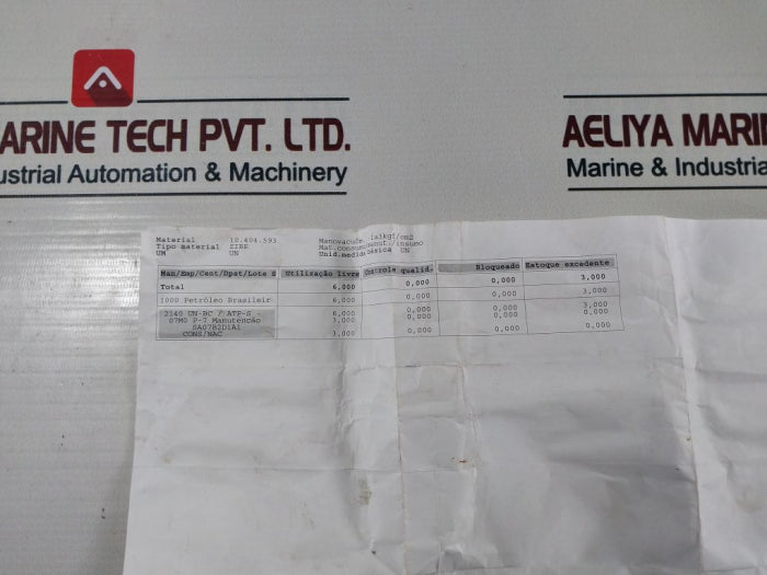 Asta 10.404.593 Vacuum Gauge Hand -1-3 Kgf/cm2