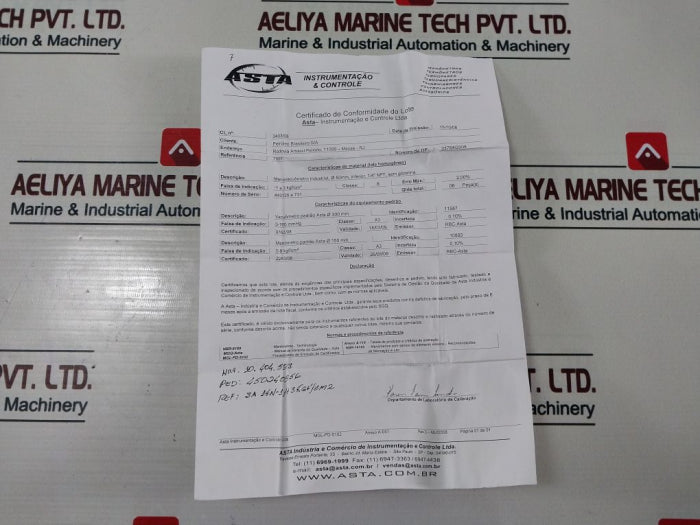 Asta 10.404.593 Vacuum Gauge Hand -1-3 Kgf/cm2