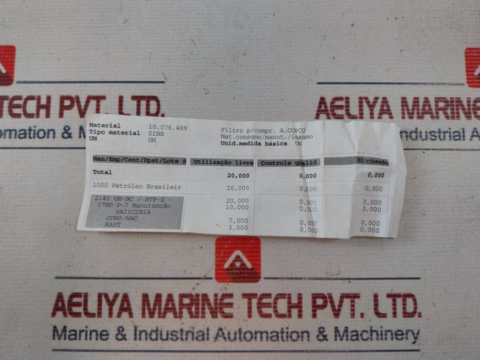 Atlas Copco 1613.6105-00 Oil Filter Element 1