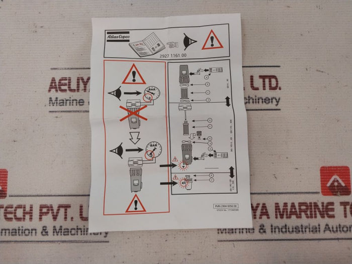 Lot of 2x Atlas Copco 2901 1974 00 Blue Foam Filter Element DHOSK02 Kit