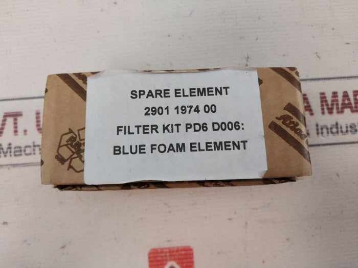 Lot of 2x Atlas Copco 2901 1974 00 Blue Foam Filter Element DHOSK02 Kit