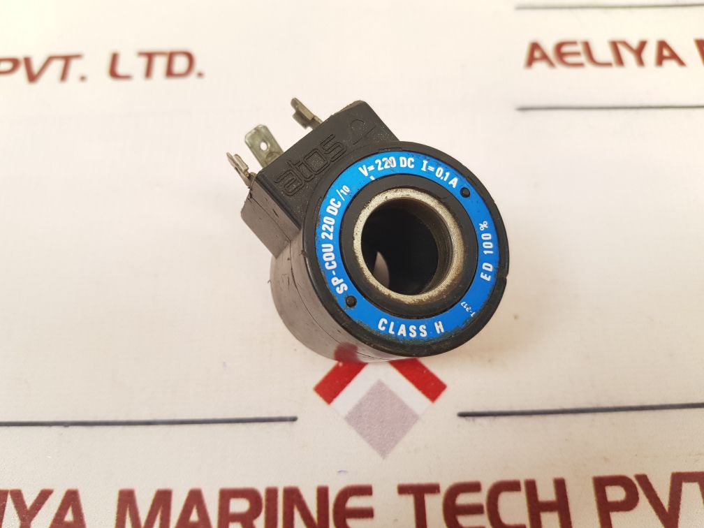 Atos Sp-cou 220 Dc/10 Solenoid Coil Used One