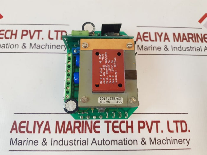 Auma Z014.235/03 Power Supply Module 19V/0,5A 48/35Va