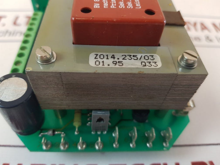 Auma Z014.235/03 Power Supply Module 19V/0,5A 48/35Va