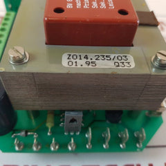 Auma Z014.235/03 Power Supply Module 19V/0,5A 48/35Va