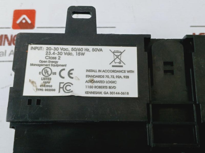 Automated Logic G5Ce Optiflex Bacnet Integrator 20-30 Vac 50/60Hz 50Va