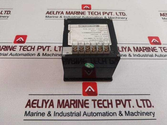 Automatic Electric Digital Ac Ammeter 0-300.0 Aac