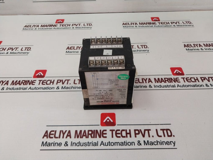 Automatic Electric Digital AC Voltmeter 0-600 VAC 80-270V AC/DC