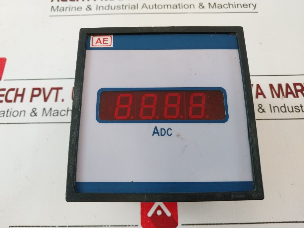 Automatic electric digital dc ammeter 500-0-500 adc