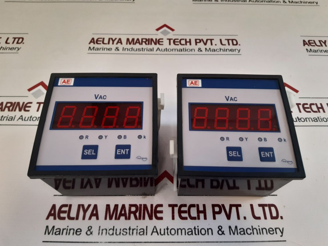 Automatic Electric Vss96D Digital Ac Voltmeter Meter 0-45.00 Kvac