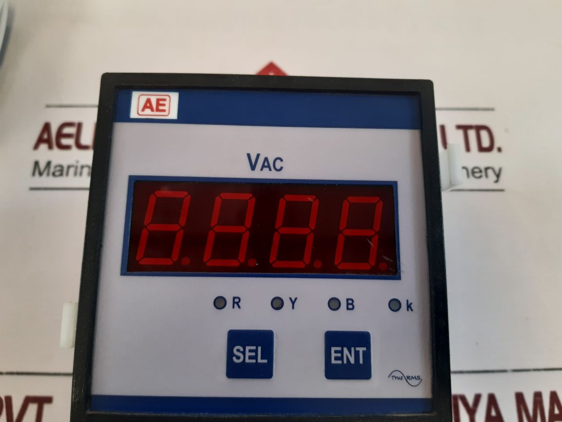 Automatic Electric Vss96D Digital Ac Voltmeter Meter 0-45.00 Kvac