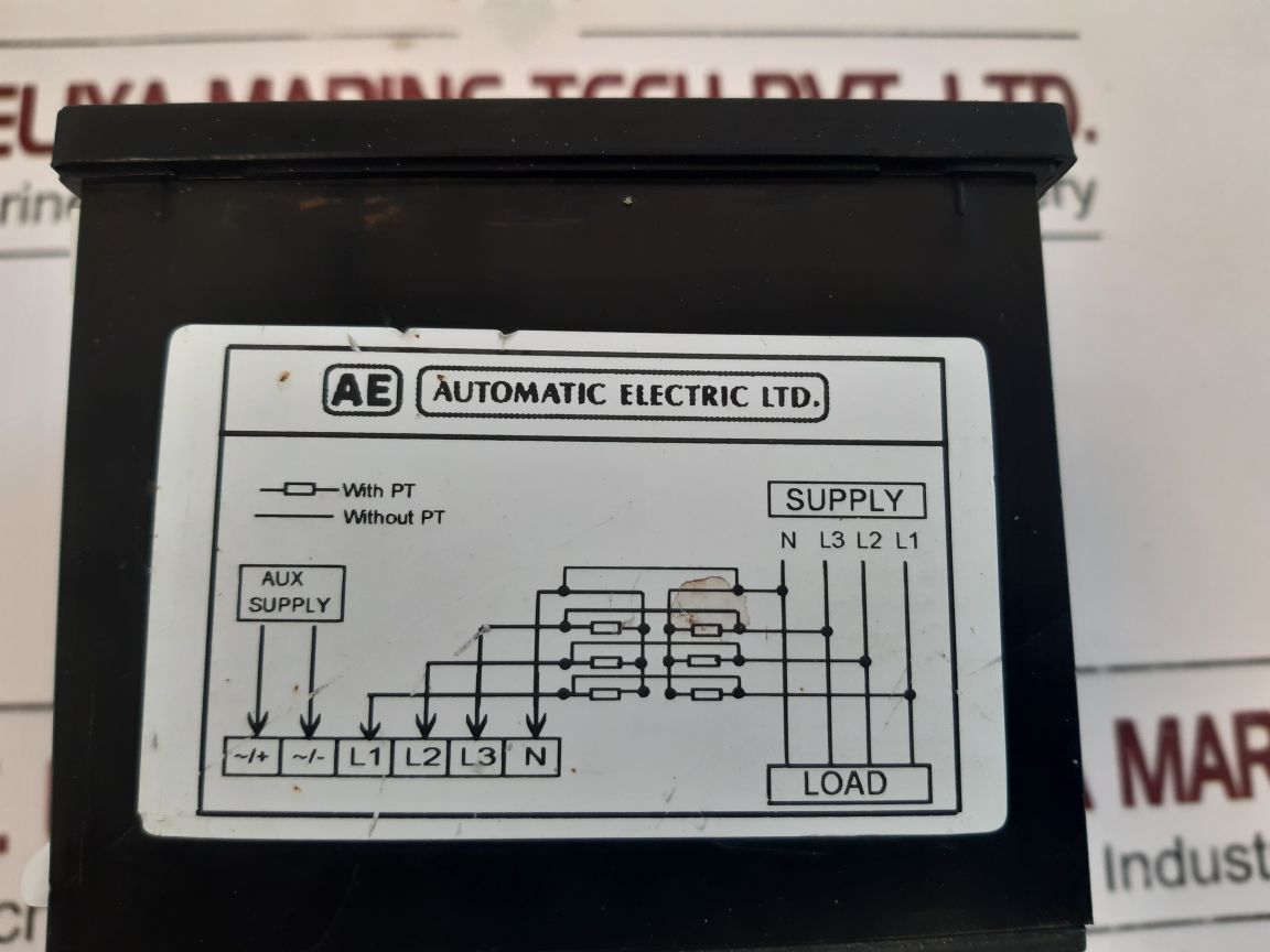Automatic Electric Vss96D Digital Ac Voltmeter Meter 0-45.00 Kvac