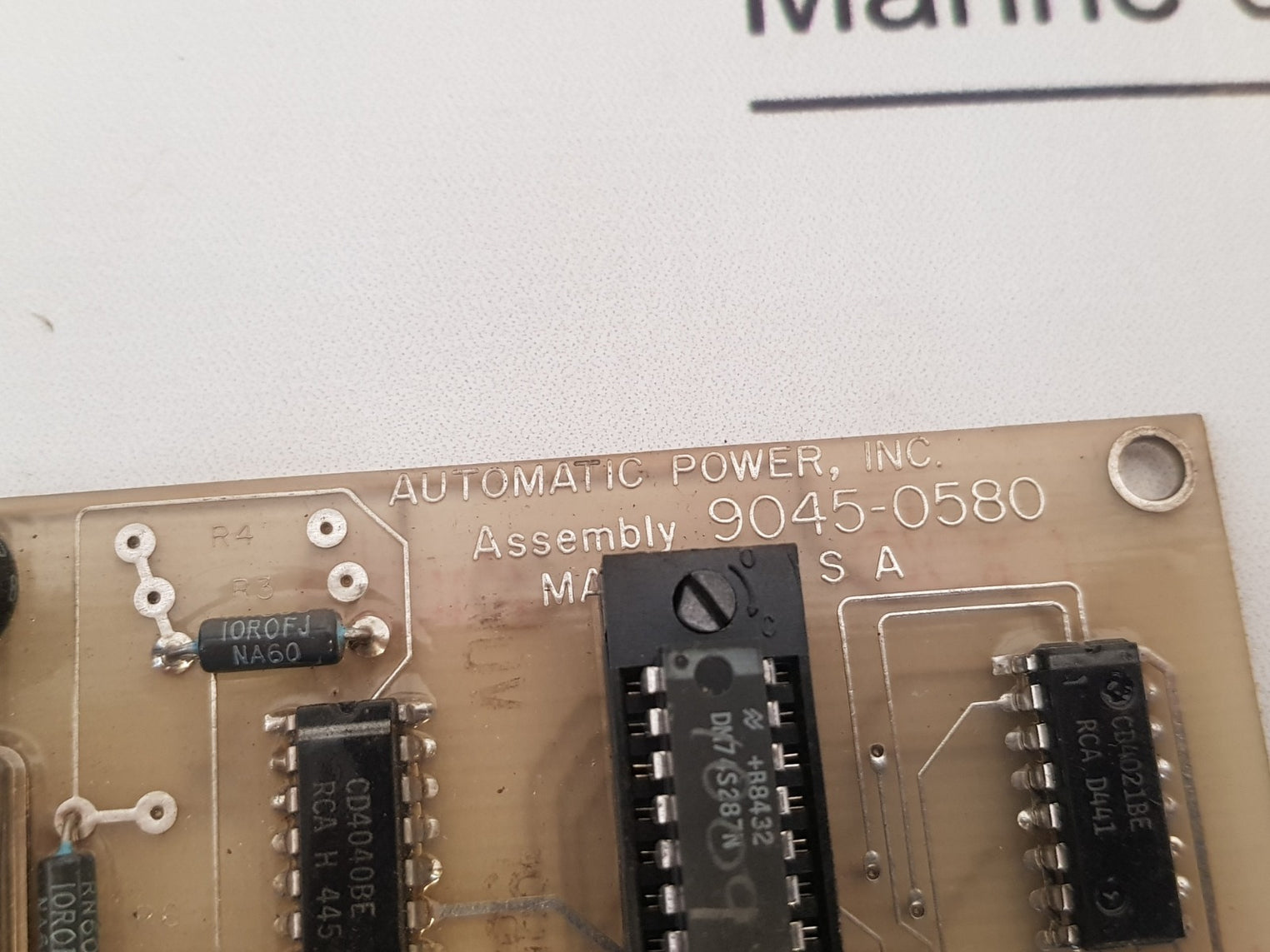 Automatic power 9045-0580 pcb card