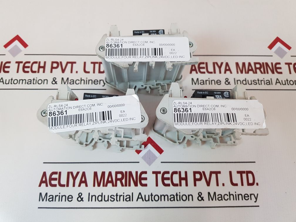 Automation Direct Zl-rls4-24 Four Relay Module 10A 300V