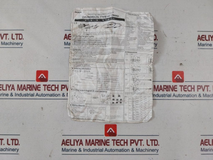 Autonics Pr18-8Ac Inductive Proximity Sensor 100-240 Vac