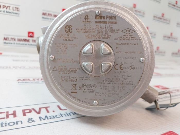 Autronica Hc200b1a2w1 Autro Point Gas Detector Ip67 18-32 Vdc