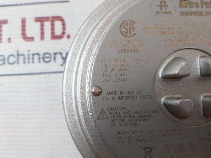 Autronica Hc200b1a2w1 Autro Point Gas Detector Ip67 18-32 Vdc
