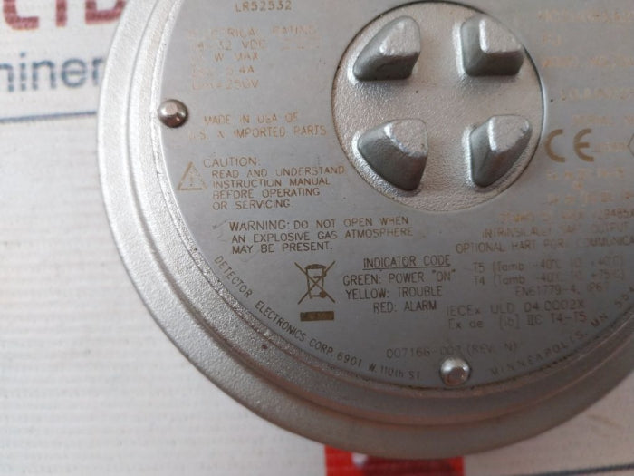 Autronica Hc200b1a2w1 Autro Point Gas Detector Ip67 18-32 Vdc