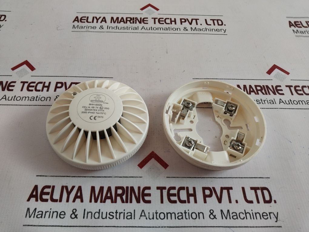 Autronica Bhh-500/N Point Smoke Detector Ta= 70°C 03Atex217X 2000 Ip44D Nl Eex