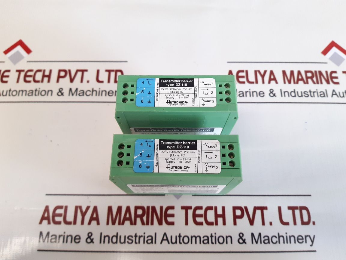 Autronica Dz-110 Transmitter Barrier 0-22Ma
