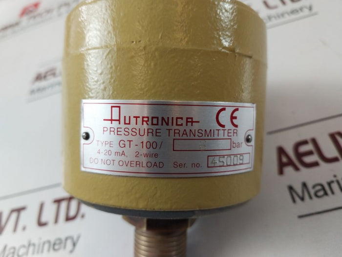 Autronica Gt-100/6 Bar Pressure Transmitter 12-32V