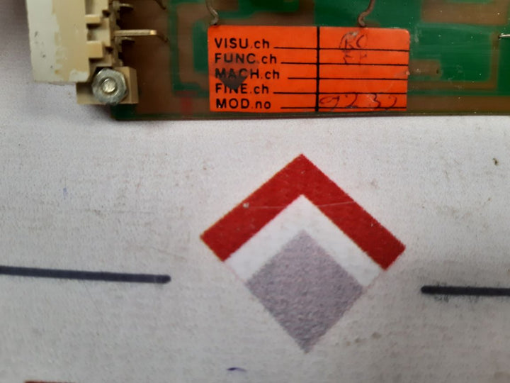 Autronica S-386060 Pcb Card Used One