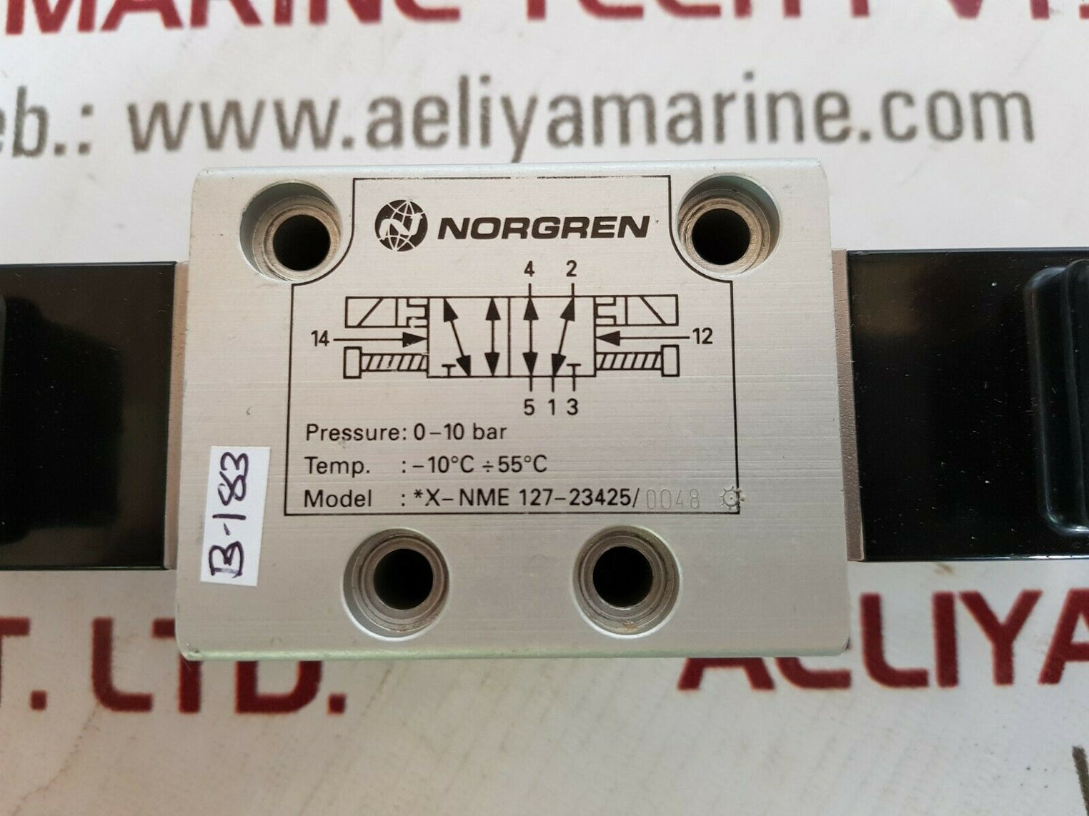 Norgren X-nme 127-23425 Solenoid Valve 0-10 Bar