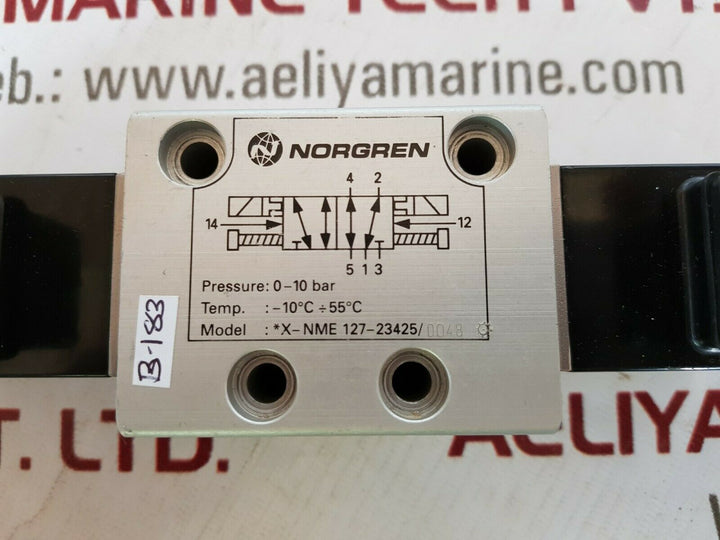 Norgren X-nme 127-23425 Solenoid Valve 0-10 Bar