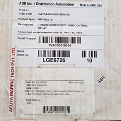 Abb ret615 transformer prot.and control relay