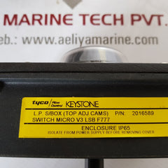 Tyco 2016589 keystone low profile switch box