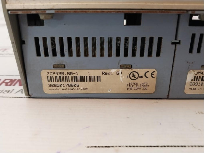 B&R Automation 7Cp430.60-1 Analog Interface Rev.G0 Dm438 24Vdc